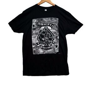 D'Angelo and the Vanguard T Shirt Black Messiah Rare Ace Card Art Tee Adult's L